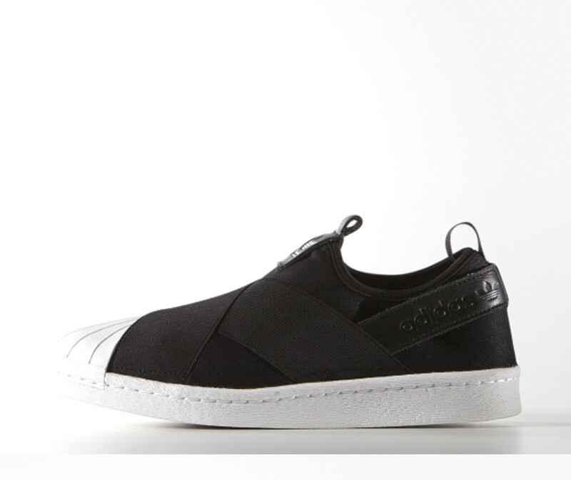 Adidas CourtVantage Slip On W S75171 Original Casual Black/White for sale online | eBay